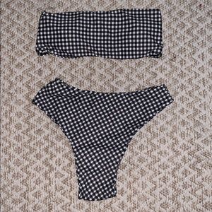Checkered (b&w) bikini
